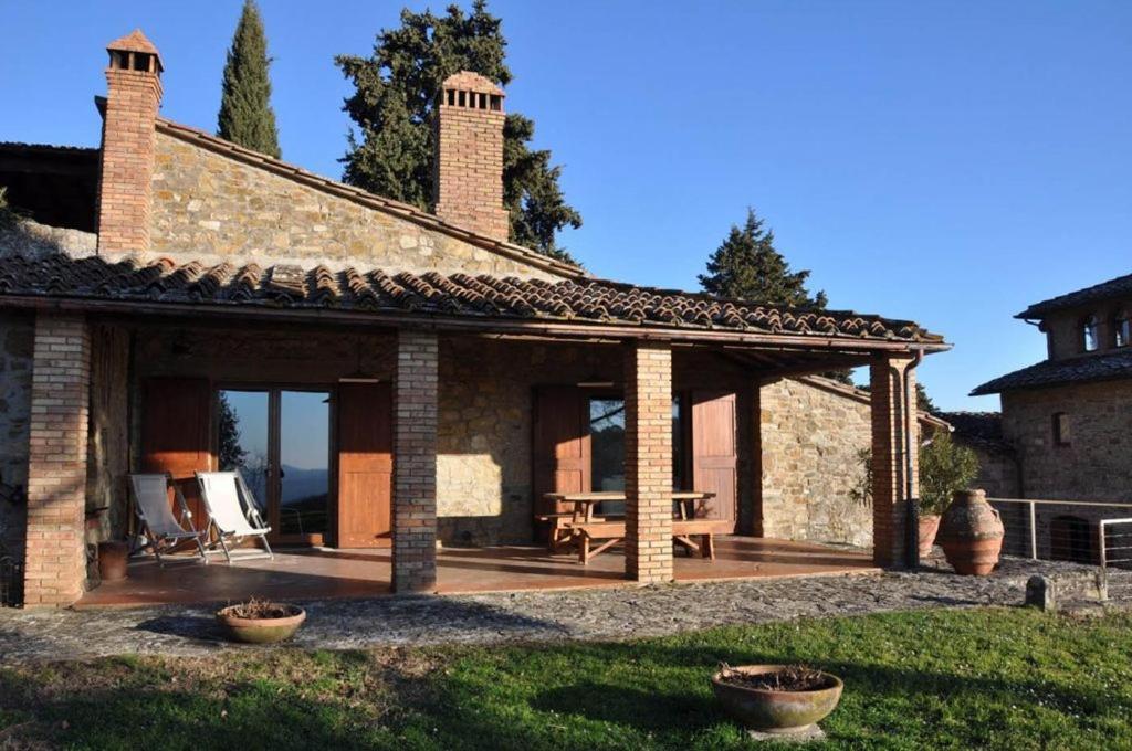 Poggio Al Sole Villa Badia A Passigano Luaran gambar