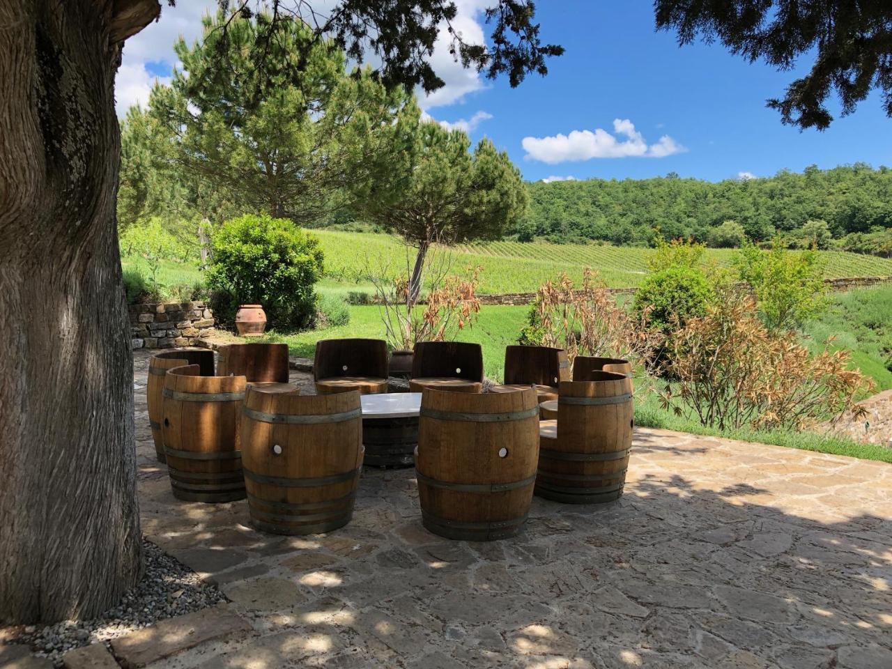 Poggio Al Sole Villa Badia A Passigano Luaran gambar